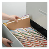 Heavyweight Kraft File Folders, 1-3-cut Tabs, Letter Size, 17 Pt. Kraft, 50-box
