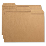 Heavyweight Kraft File Folders, 1-3-cut Tabs, Letter Size, 17 Pt. Kraft, 50-box