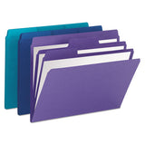 Supertab Organizer Folder, 1-3-cut Tabs, Letter Size, Assorted, 3-pack