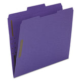 Top Tab Colored 2-fastener Folders, 1-3-cut Tabs, Letter Size, Blue, 50-box