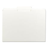 Colored File Folders, 1-3-cut Tabs, Letter Size, White, 100-box