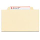 Manila Four- And Six-section Top Tab Classification Folders, 2 Dividers, Letter Size, Manila, 10-box