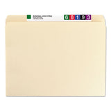 Top Tab 1-fastener Folders, Straight Tab, Letter Size, 11 Pt. Manila, 50-box