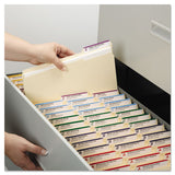 Top Tab 1-fastener Folders, 1-3-cut Tabs, Letter Size, 11 Pt. Manila, 50-box