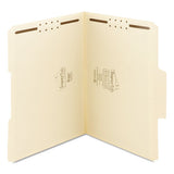 Supertab Reinforced Guide Height 2-fastener Folders, 1-3-cut Tabs, Letter Size, 11 Pt. Manila, 50-box