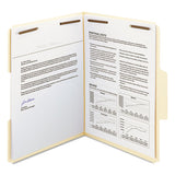 Supertab Reinforced Guide Height 2-fastener Folders, 1-3-cut Tabs, Letter Size, 11 Pt. Manila, 50-box