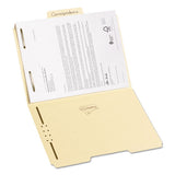 Supertab Reinforced Guide Height 2-fastener Folders, 1-3-cut Tabs, Letter Size, 11 Pt. Manila, 50-box