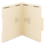 Supertab Reinforced Guide Height 2-fastener Folders, 1-3-cut Tabs, Letter Size, 14 Pt. Manila, 50-box