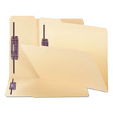 Manila 2-fastener Folders With Two Safeshield Coated Fasteners, 1-3-cut Tabs, Letter Size, 50-box