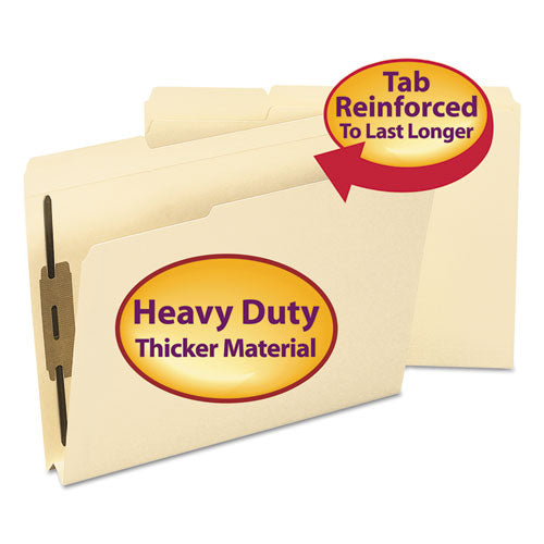 Top Tab Manila Expansion 2-fastener Folders, 1-3-cut Tabs, Letter Size, 50-box