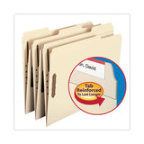 Top Tab Heavyweight Manila Fastener Folders, 2 Fasteners, Letter Size, Manila Exterior, 50-box