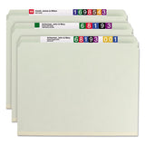 Recycled Pressboard Folders With Two Safeshield Coated Fasteners, Straight Tab, 2" Expansion, Letter Size, Gray-green, 25-box