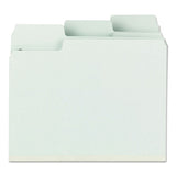 Supertab Pressboard 2-fastener Folders With Two Safeshield Coated Fasteners, 1-3-cut Tabs, Letter Size, Gray-green, 25-box