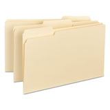 Interior File Folders, 1-3-cut Tabs, Legal Size, Manila, 100-box