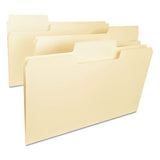 Supertab Top Tab File Folders, 1-3-cut Tabs, Legal Size, 11 Pt. Manila, 100-box