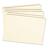 Reinforced Tab Manila File Folders, Straight Tab, Legal Size, 11 Pt. Manila, 100-box