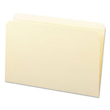 Reinforced Tab Manila File Folders, Straight Tab, Legal Size, 11 Pt. Manila, 100-box