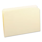 Reinforced Tab Manila File Folders, Straight Tab, Legal Size, 11 Pt. Manila, 100-box