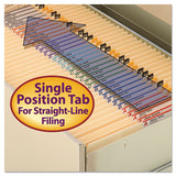 Reinforced Tab Manila File Folders, Straight Tab, Legal Size, 11 Pt. Manila, 100-box