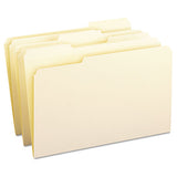 Reinforced Tab Manila File Folders, 1-3-cut Tabs, Legal Size, 11 Pt. Manila, 100-box