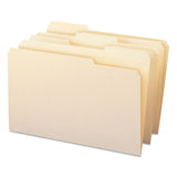 Reinforced Tab Manila File Folders, 1-3-cut Tabs, Legal Size, 11 Pt. Manila, 100-box