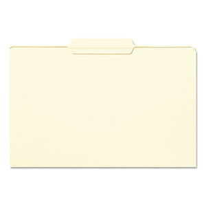 Reinforced Tab Manila File Folders, 1-3-cut Tabs, Center Position, Legal Size, 11 Pt. Manila, 100-box