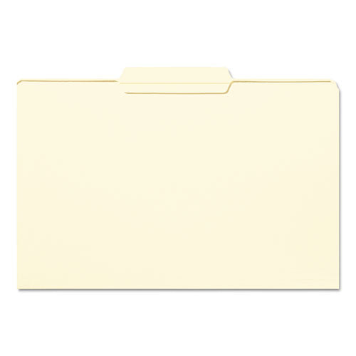 Reinforced Tab Manila File Folders, 1-3-cut Tabs, Center Position, Legal Size, 11 Pt. Manila, 100-box