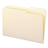 Reinforced Guide Height File Folders, 2-5-cut Tabs, Right Of Center, Legal Size, Manila, 100-box