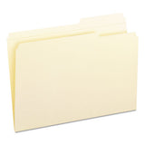 Reinforced Guide Height File Folders, 2-5-cut Tabs, Right Of Center, Legal Size, Manila, 100-box