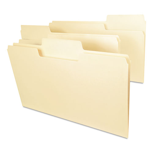 Supertab Top Tab File Folders, 1-3-cut Tabs, Legal Size, 14 Pt. Manila, 50-box