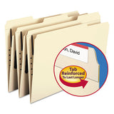 Top Tab 1-fastener Folders, 1-3-cut Tabs, Legal Size, 11 Pt. Manila, 50-box