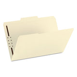 Top Tab 1-fastener Folders, 1-3-cut Tabs, Legal Size, 11 Pt. Manila, 50-box