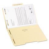 Supertab Reinforced Guide Height 2-fastener Folders, 1-3-cut Tabs, Legal Size, 11 Pt. Manila, 50-box