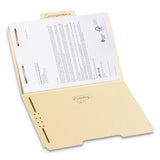 Supertab Reinforced Guide Height 2-fastener Folders, 1-3-cut Tabs, Legal Size, 14 Pt. Manila, 50-box