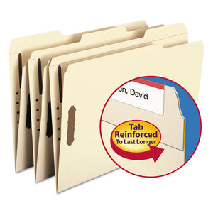 Top Tab 2-fastener Folders, 1-3-cut Tabs, Legal Size, 11 Pt. Manila, 50-box