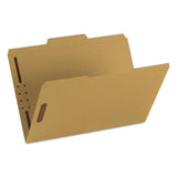 Top Tab 2-fastener Folders, 1-3-cut Tabs, Legal Size, 11 Pt. Kraft, 50-box