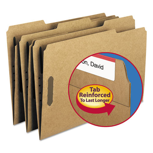 Top Tab 2-fastener Folders, 1-3-cut Tabs, Legal Size, 11 Pt. Kraft, 50-box