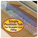 Top Tab 2-fastener Folders, 2-5-cut Tabs, Right Of Center, Legal Size, 17 Pt. Kraft, 50-box