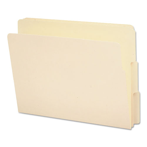 End Tab File Folders, 1-3-cut Tabs, Letter Size, Manila, 100-box