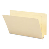 Heavyweight Manila End Tab Expansion Folders, Straight Tab, Legal Size, 50-box