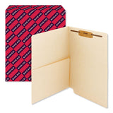 Heavyweight Manila End Tab Pocket Folders With One Fastener, Straight Tab, Letter Size, 50-box