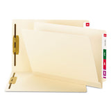 Tuff Laminated 2-fastener Folders With Reinforced Tab, Straight Tab, Letter Size, Manila, 50-box