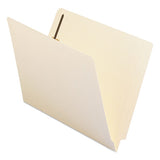 Manila End Tab 1-fastener Folders With Reinforced Tabs, 0.75" Expansion, Straight Tab, Letter Size, 11 Pt. Manila, 50-box