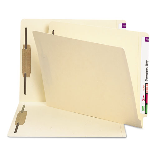 Manila End Tab 2-fastener Folders With Reinforced Tabs, 0.75