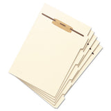 Stackable Folder Dividers W- Fasteners, 1-5-cut Top Tab, Letter Size, Manila, 50-pack