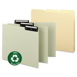 Recycled Blank Top Tab File Guides, 1-3-cut Top Tab, Blank, 8.5 X 11, Green, 100-box