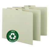 100% Recycled Monthly Top Tab File Guide Set, 1-3-cut Top Tab, January To December, 8.5 X 11, Green, 12-set