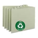 100% Recycled Daily Top Tab File Guide Set, 1-5-cut Top Tab, 1 To 31, 8.5 X 11, Green, 31-set