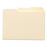 Manila Card Guides, 1-3-cut Top Tab, Blank, 5 X 8, Manila, 100-box