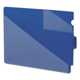 End Tab Poly Out Guides, Two-pocket Style, 1-3-cut End Tab, Out, 8.5 X 11, Blue, 50-box